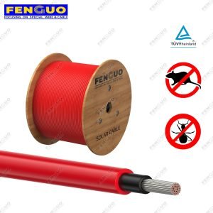 Solar Cable 1500V H1Z2Z2 K TUV UL EN 50618 Anti Mouse Ant