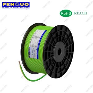 Outdoor H07Z-K Earth Cable Green /Yellow UV Resistant Cable For PV Ground Connection