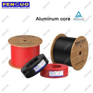 Aluminum Core 1500V Photovoltaic 6mm Solar Cable Wire 2PfG 2642 TUV Certified