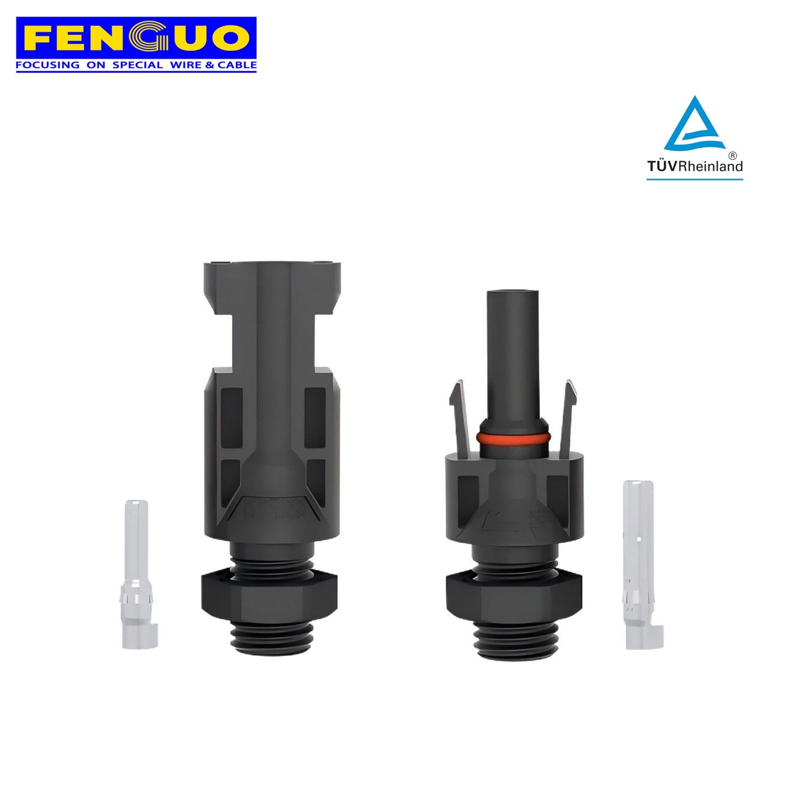 M12 Connectors Waterproof Electrical Solar PV Connector