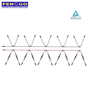 12 Strings Solar Cable Assemblies Solar Parallel Circuit Harness Dor Thin-film PV Systems