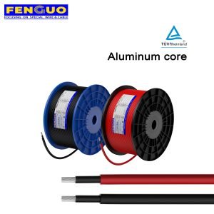 Aluminum Core 1500V Photovoltaic Wire 10mm Cable Solar 2PfG 2642 TUV Certified